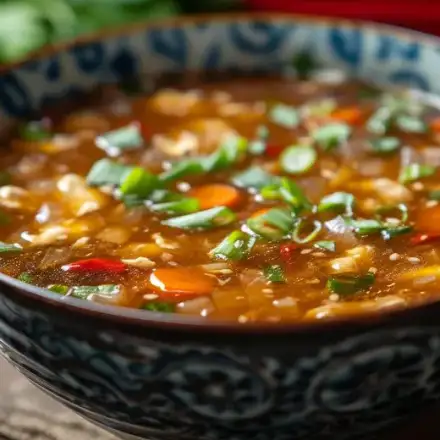 Hot Indian-Chinese soup